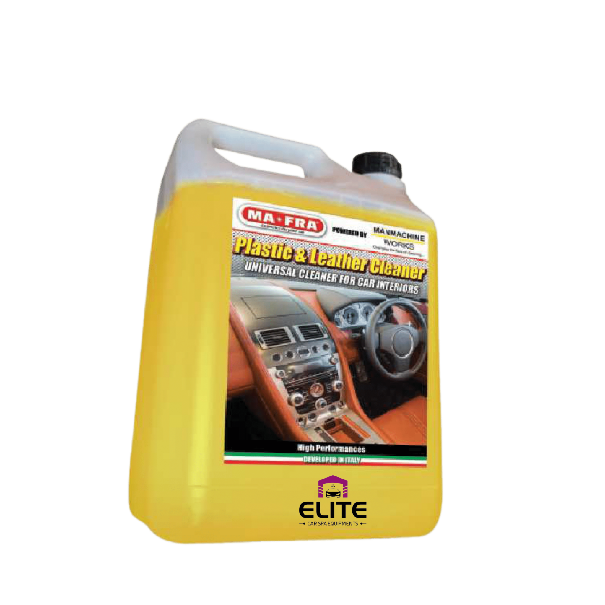 Plastic & Leather Cleaner 5 L Elite Car Spa and Equipments